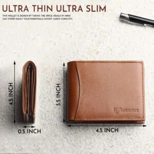 RFID Wallet with Zipper Pocket