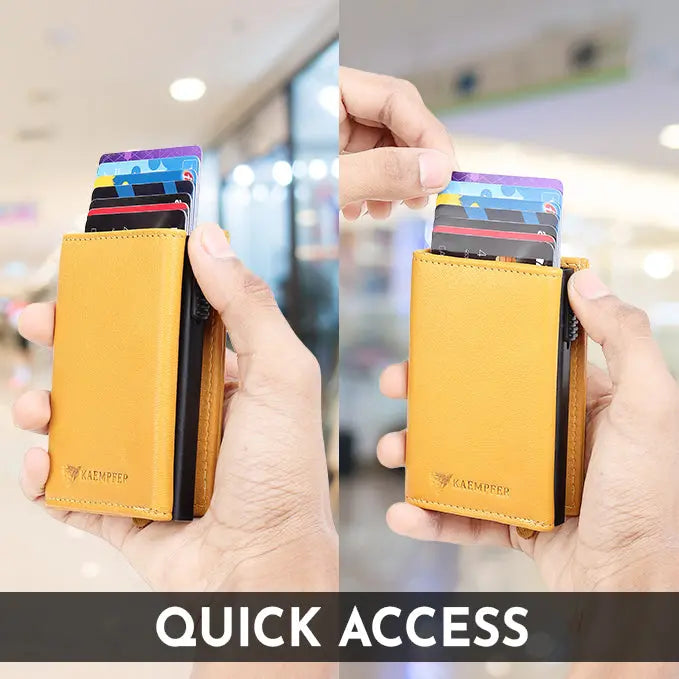 RFID Pop-up Metal Case Wallet Shoppers Paradise