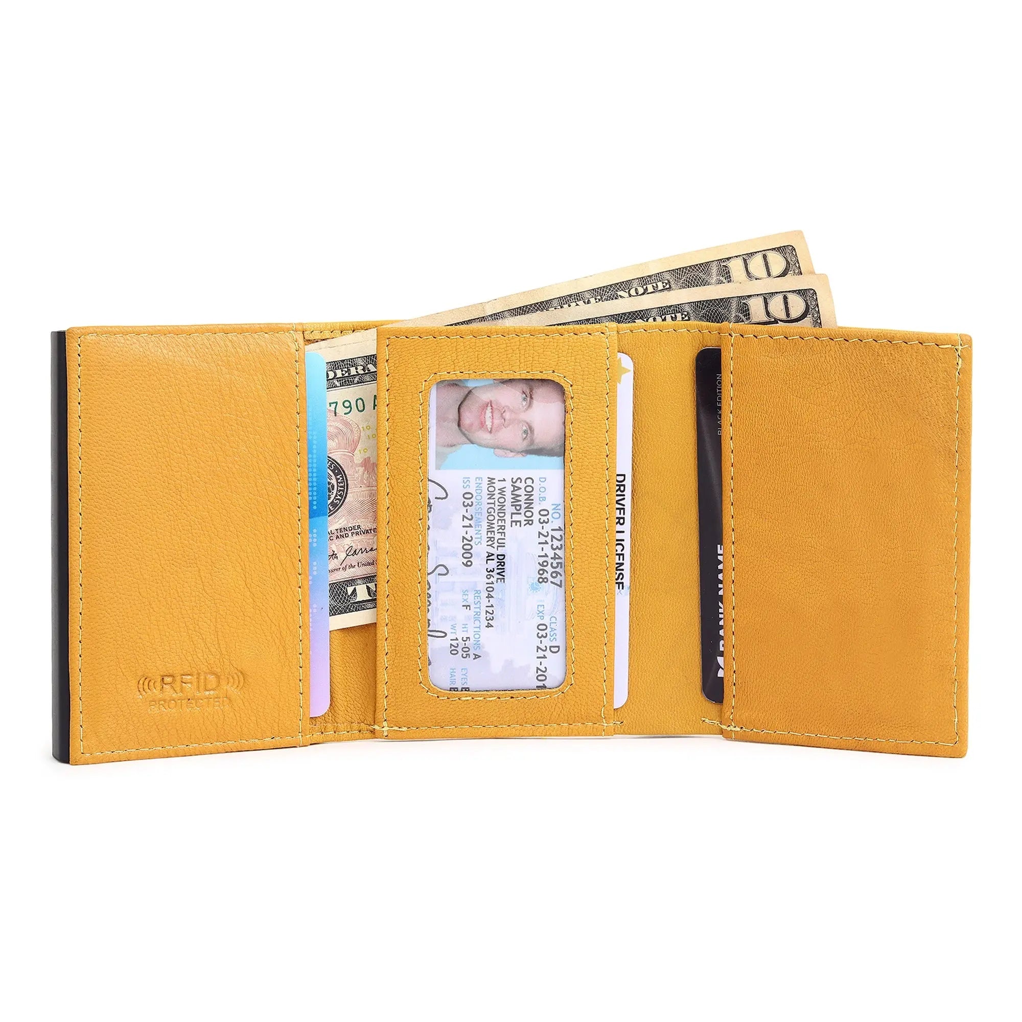 RFID Pop-up Metal Case Wallet