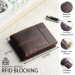 RFID Wallet 8 Card Slots-Coffee Brown