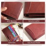 Leather Wallet – 11 Card Slots – Brown My Store