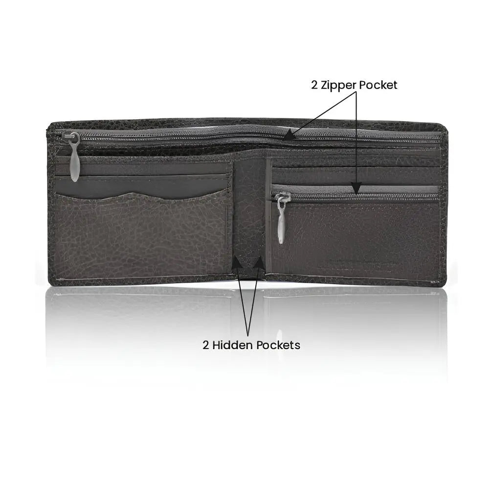 Men’s leather wallet – premium quality, compact design