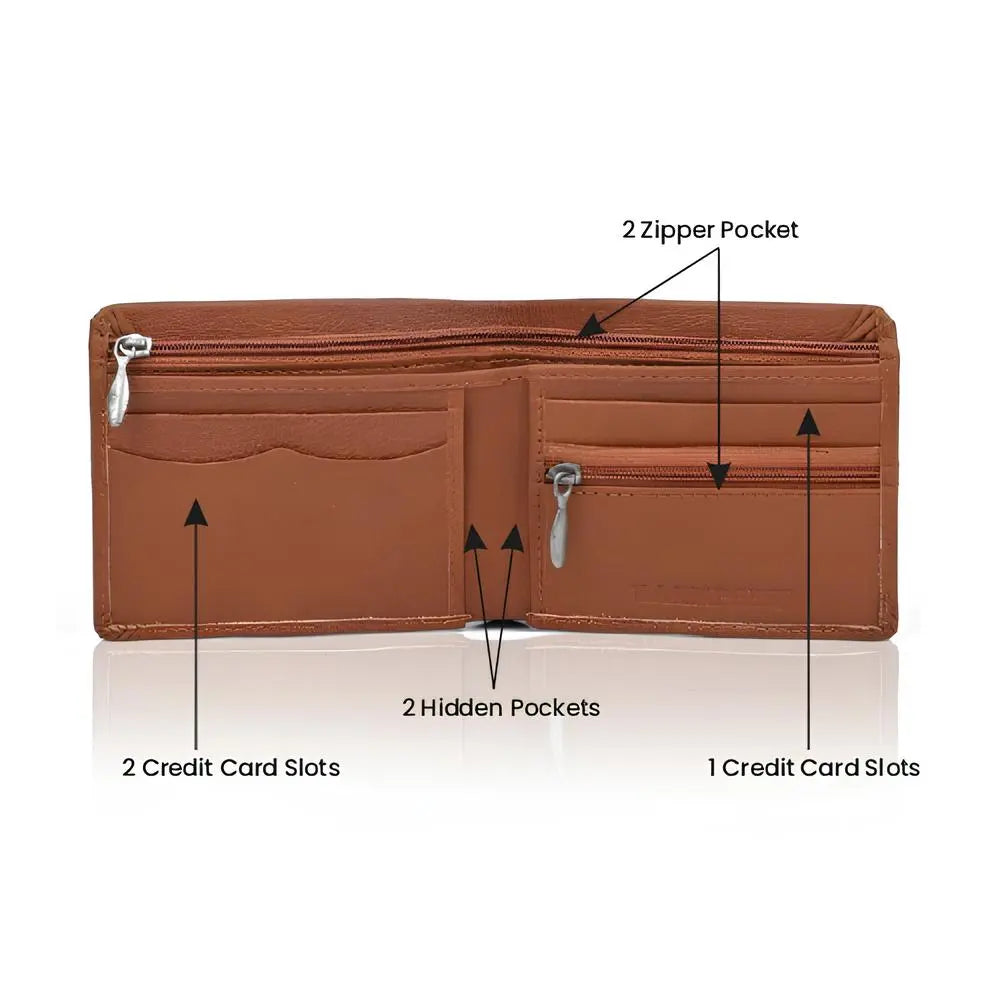 Men’s leather wallet – premium quality, compact design