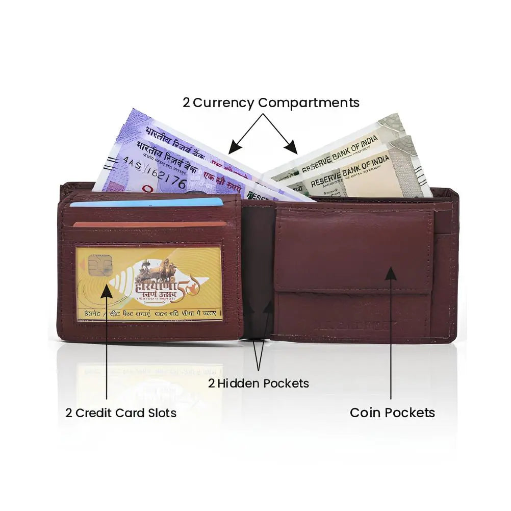 Men’s leather wallet – premium quality, compact design