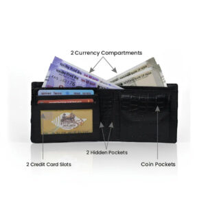 Men’s leather wallet – premium quality, compact design