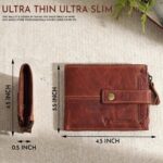 Genuine Leather Wallet 9 Card Slots – Brown My Store