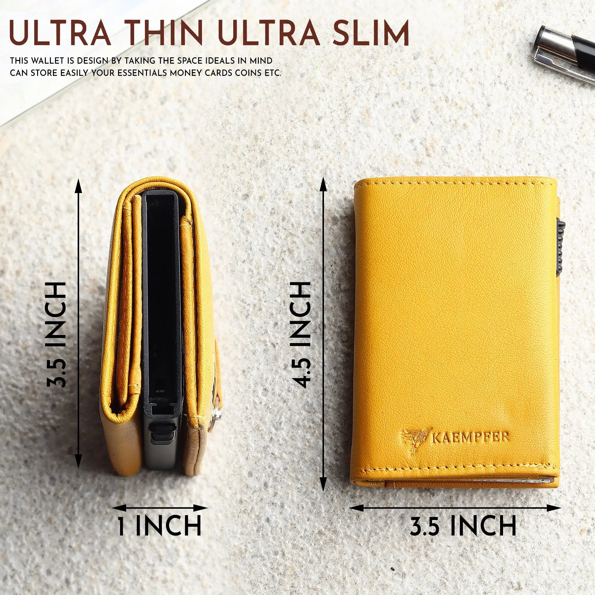 RFID Pop-up Metal Case Wallet