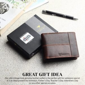 RFID Wallet 8 Card Slots-Coffee Brown
