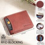 Leather Wallet – 11 Card Slots – Brown My Store