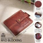 Genuine Leather Wallet 9 Card Slots – Brown My Store